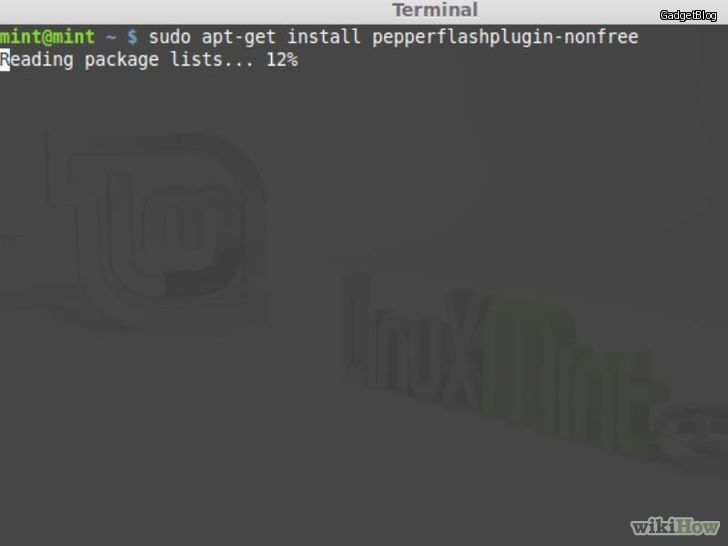 Изображение с названием Upgrade Adobe Flash Player on Linux Mint Step 2