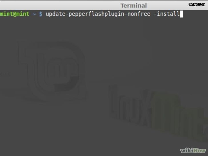 Изображение с названием Upgrade Adobe Flash Player on Linux Mint Step 4